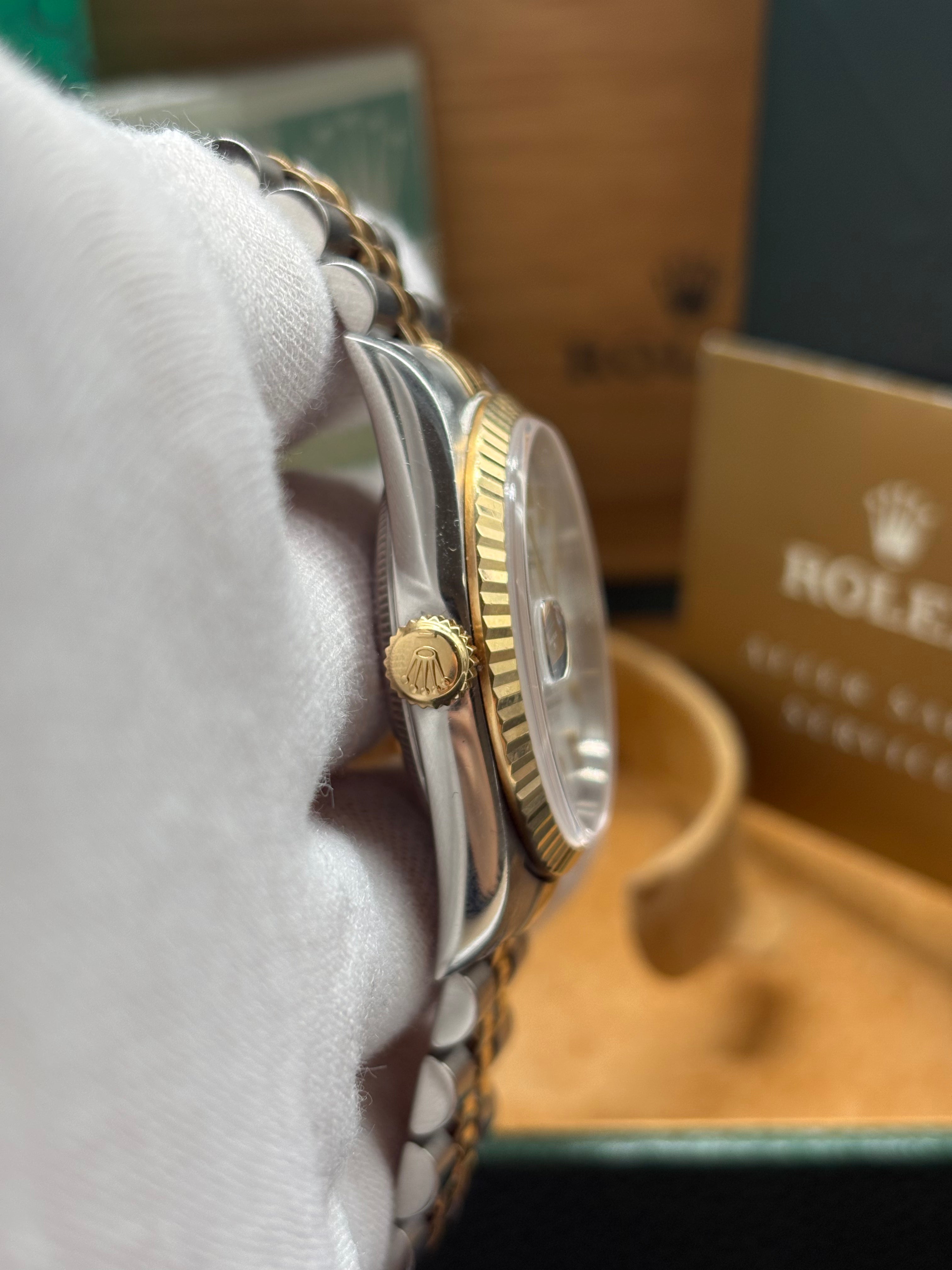 Rolex Datejust 36mm White Dial Full-Set Ref. 16233