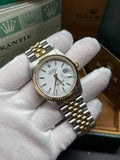 Rolex Datejust 36mm White Dial Full-Set Ref. 16233