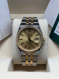 Rolex Datejust Oysterquartz 36mm Champagne Dial