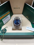 Rolex Datejust 41mm Blue Diamond Dial Full-Set