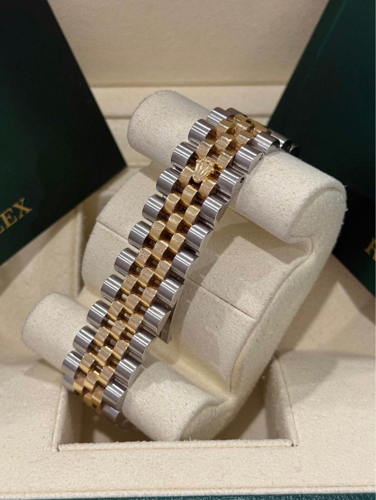 Rolex Datejust 36mm Two Tone Factory Mother Of Pearl Diamond Dial 116233 Complete Set