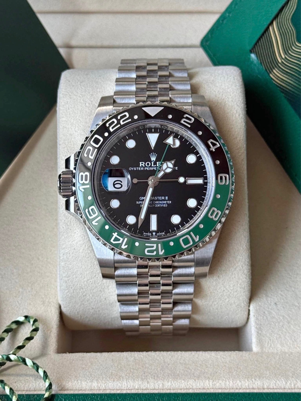 Rolex GMT-Master II "Sprite" Jubilee Bracelet Full Set 2025