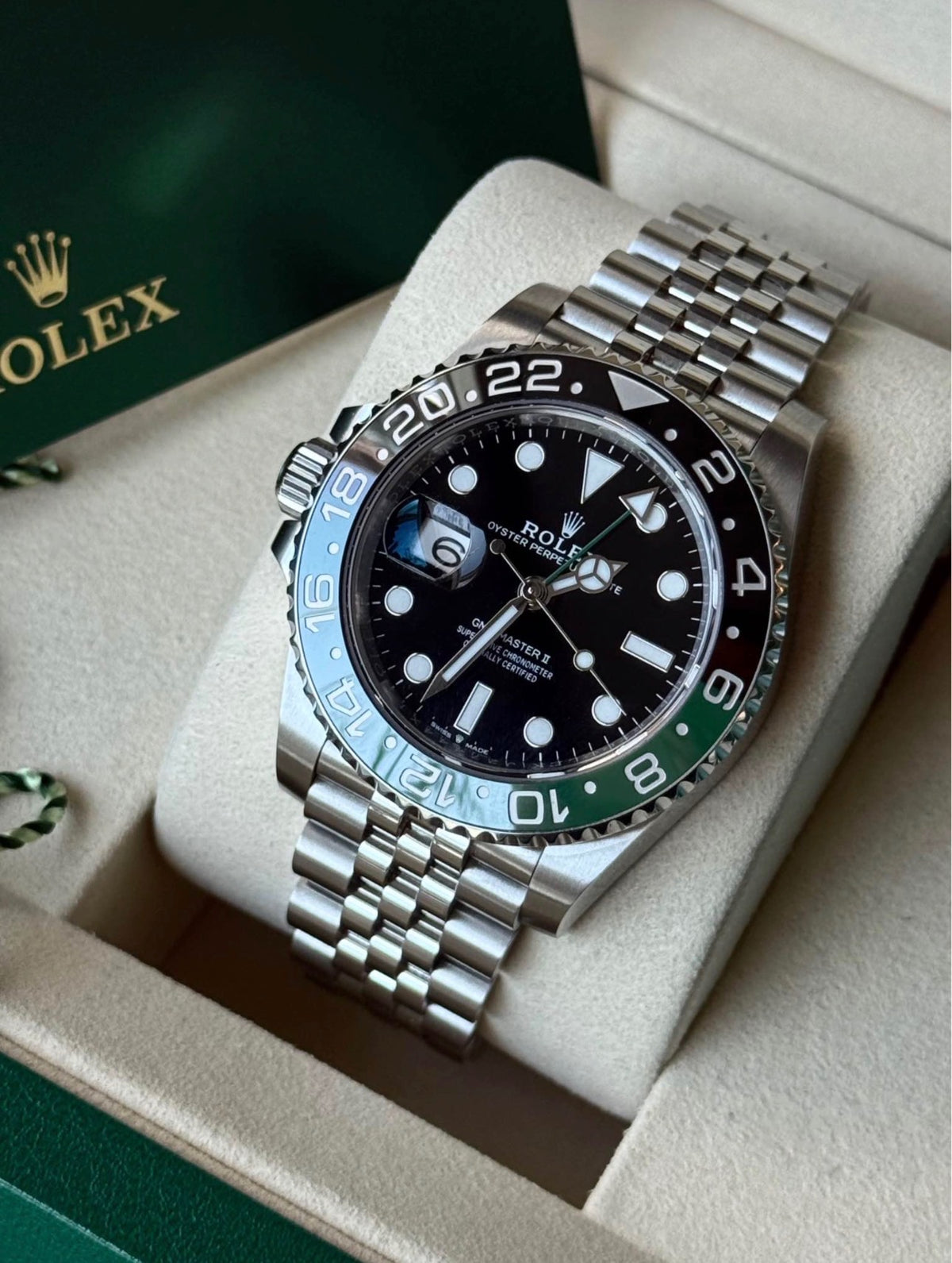 Rolex GMT-Master II "Sprite" Jubilee Bracelet Full Set 2025