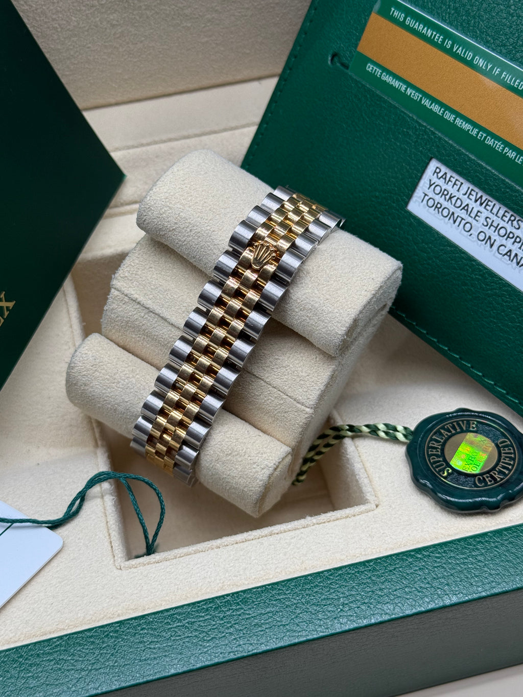 Rolex Datejust 31mm Two-Tone Stainless Steel & 18K Yellow Gold Champagne Dial