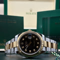 Rolex Datejust 41 Black Diamond Dial Two Tone - Ref. 126333