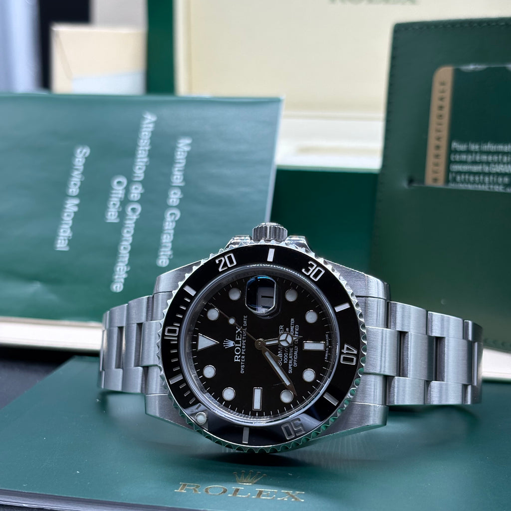 Rolex Submariner Date 40 Black Cerachrom Bezel Black Dial Oystersteel - Ref. 116610LN