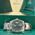 Rolex Datejust 41 Mint Green Dial Oystersteel - Ref. 126334