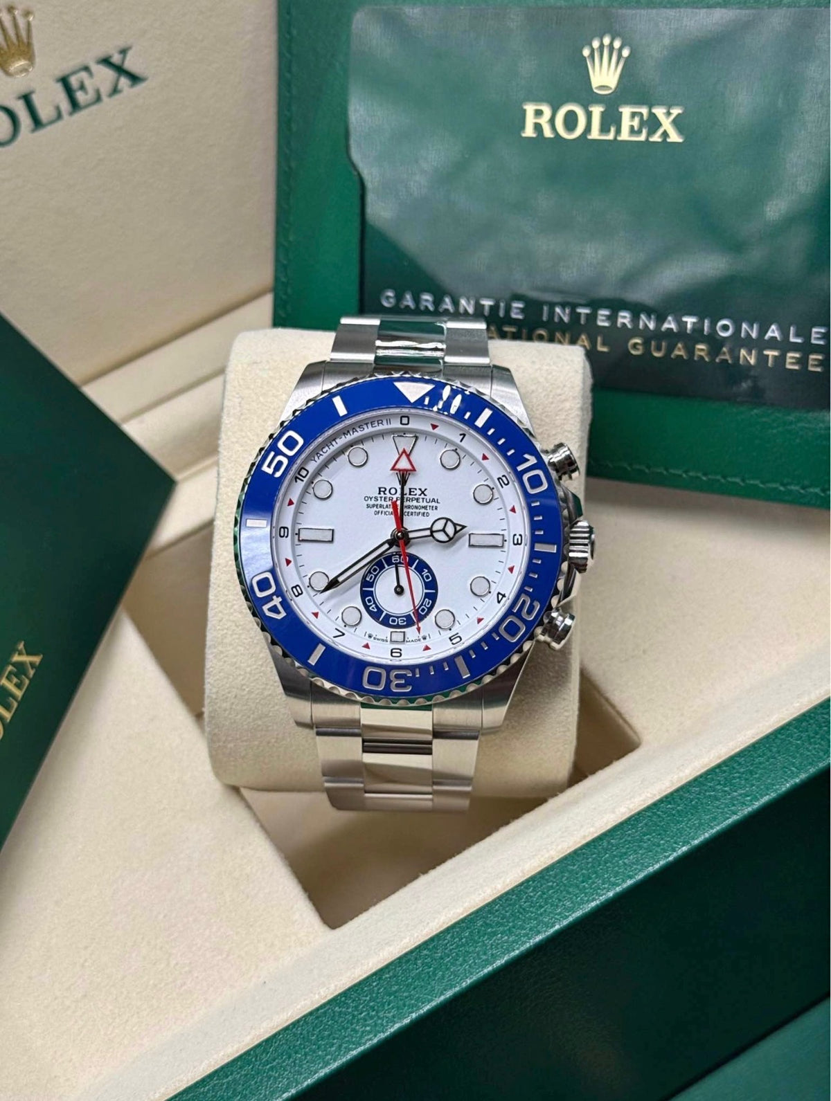 Rolex Yacht-Master II White Dial Full-Set 2026
