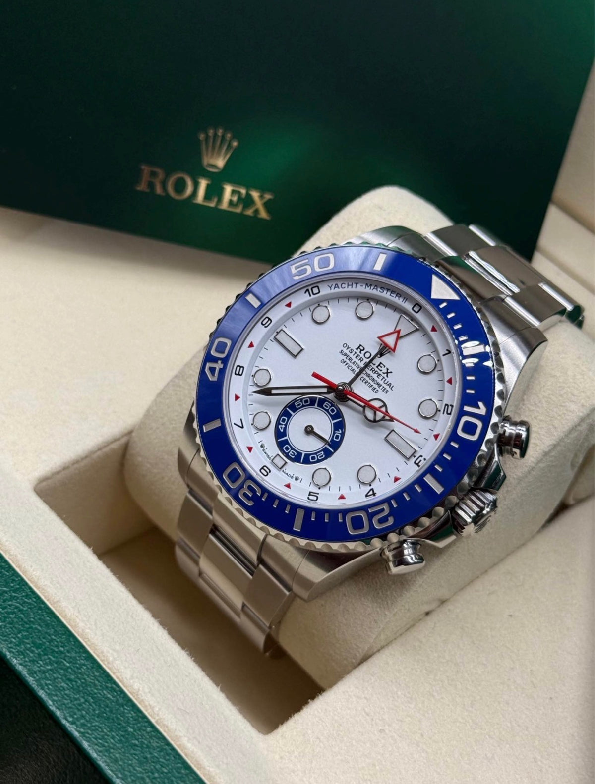 Rolex Yacht-Master II White Dial Full-Set 2026