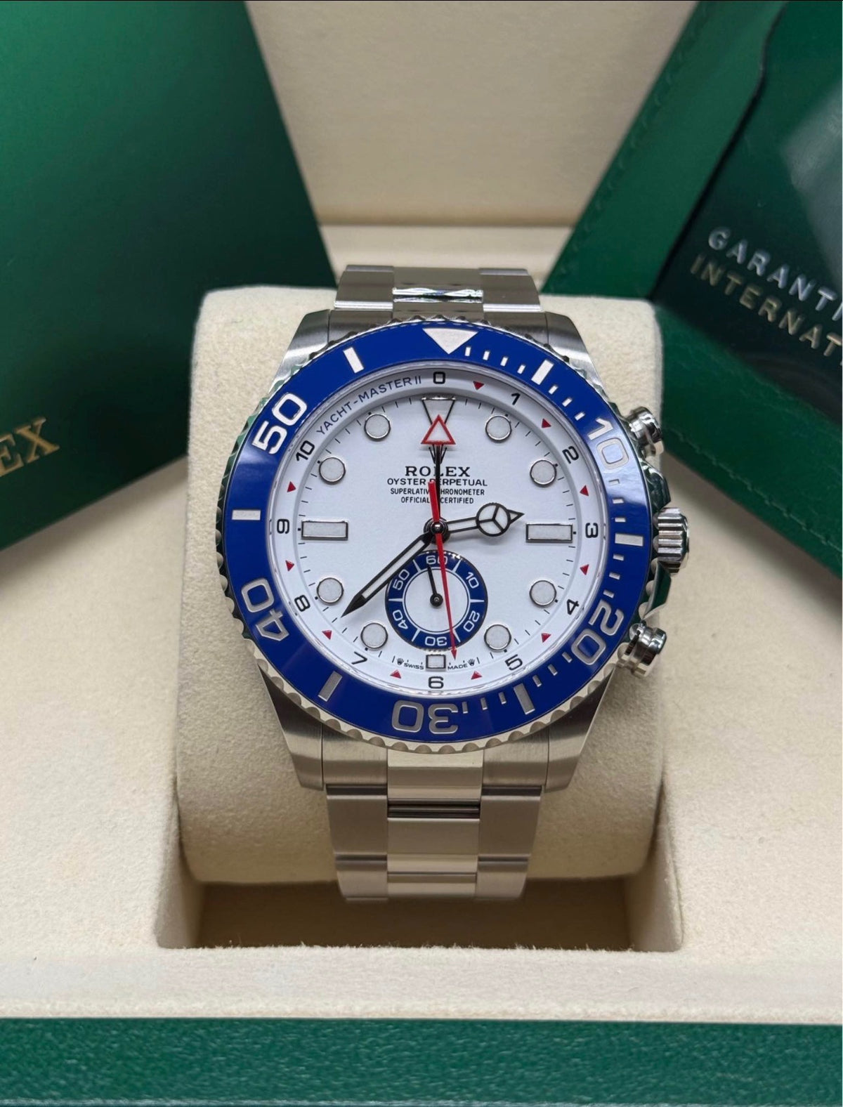 Rolex Yacht-Master II White Dial Full-Set 2026