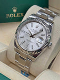 Rolex Datejust 41 Silver Stick Dial Oystersteel - Ref. 126334