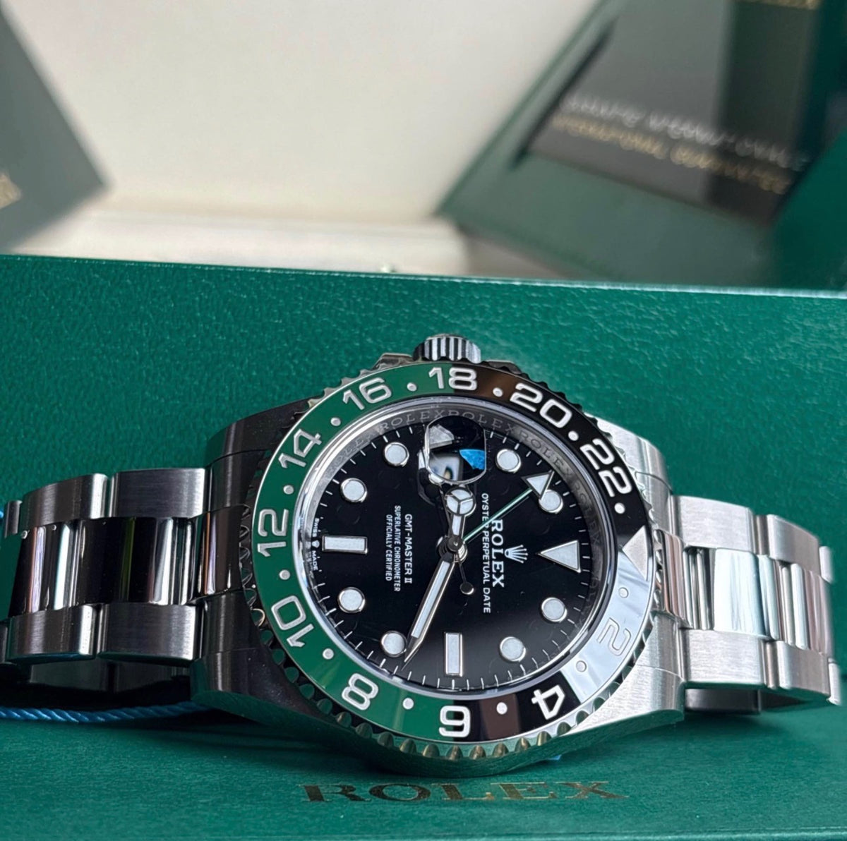 Rolex GMT-Master II "Sprite" Oyster Bracelet Full Set 2024
