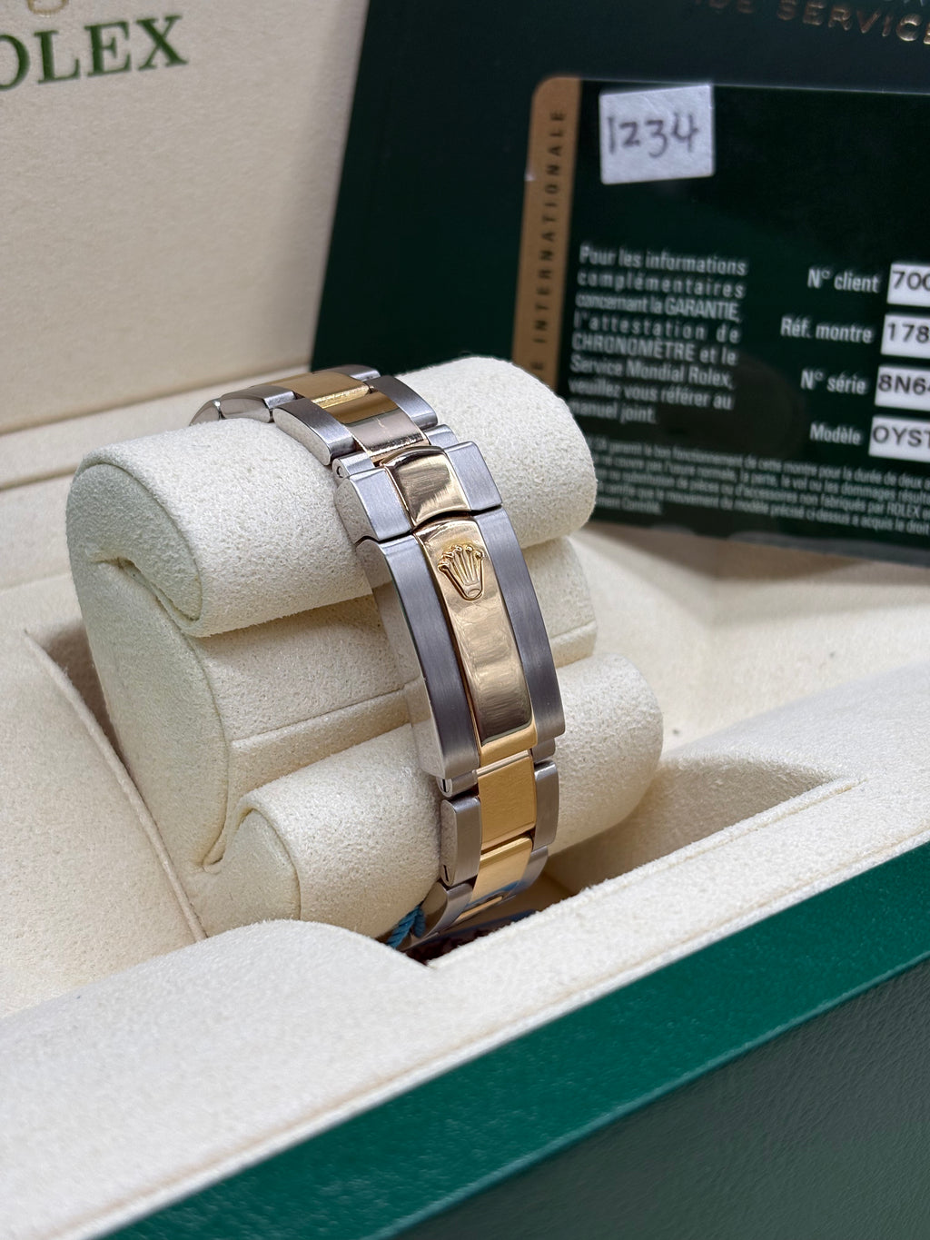 Rolex Lady-Datejust 31 Silver Roman Dial Oystersteel and 18K Yellow Gold - Ref. 178273