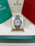 Rolex Datejust 31 White Roman Dial Oystersteel and 18K Yellow Gold - Ref. 68273