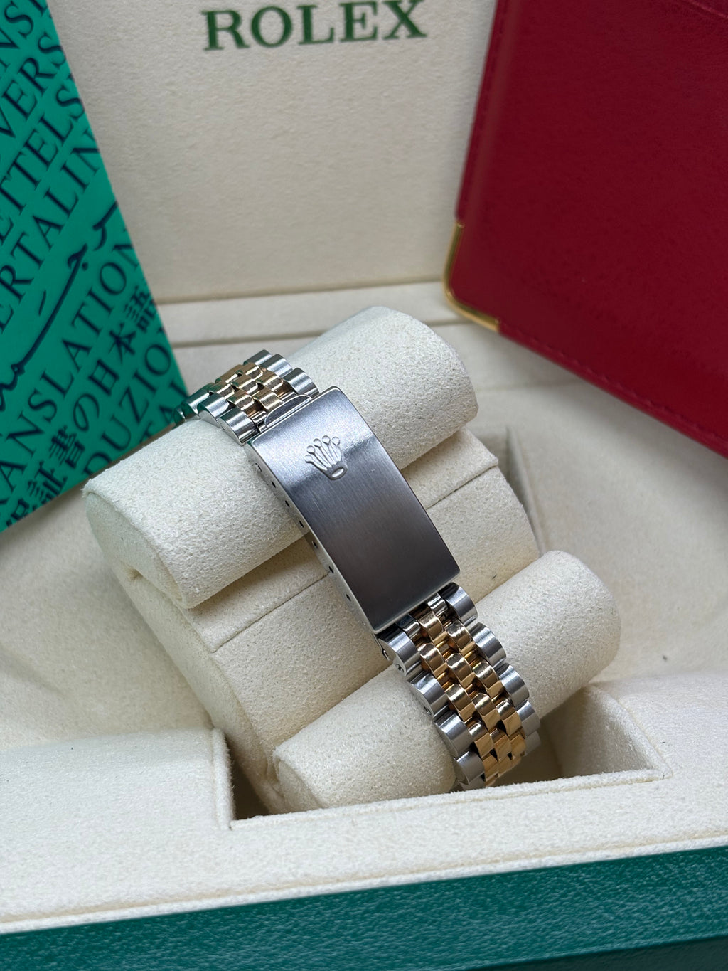 Rolex Datejust 31 White Roman Dial Oystersteel and 18K Yellow Gold - Ref. 68273