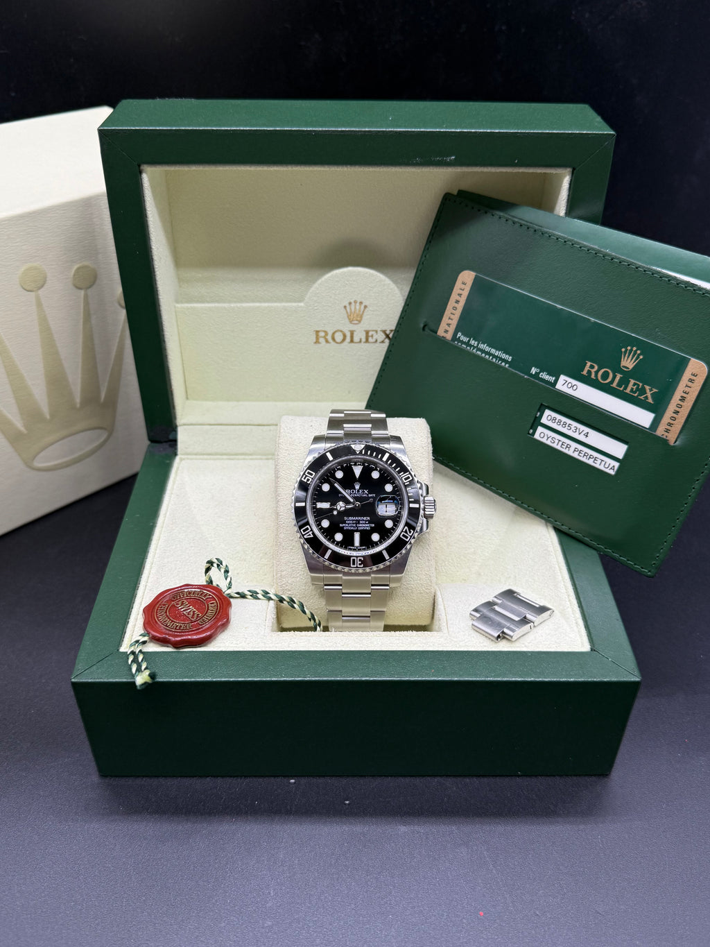 Rolex Submariner Date 40mm Stainless Steel Black Dial Black Ceramic Bezel Oyster Bracelet