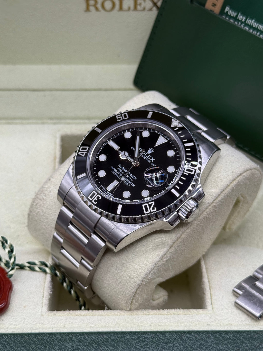 Rolex Submariner Date 40mm Stainless Steel Black Dial Black Ceramic Bezel Oyster Bracelet