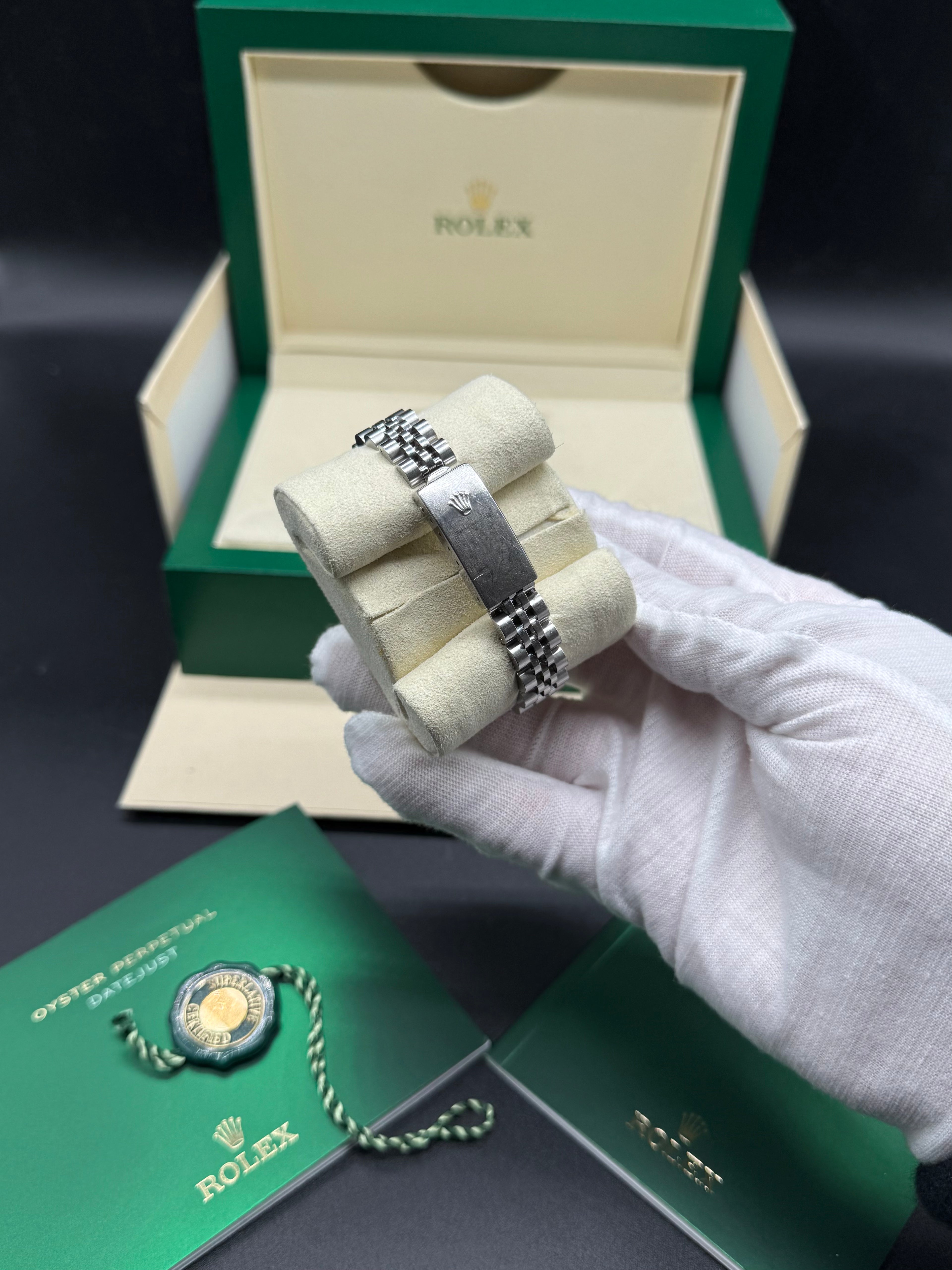 Rolex Datejust 26mm Steel Ice Blue Diamond Dial and Bezel Jubilee Bracelet