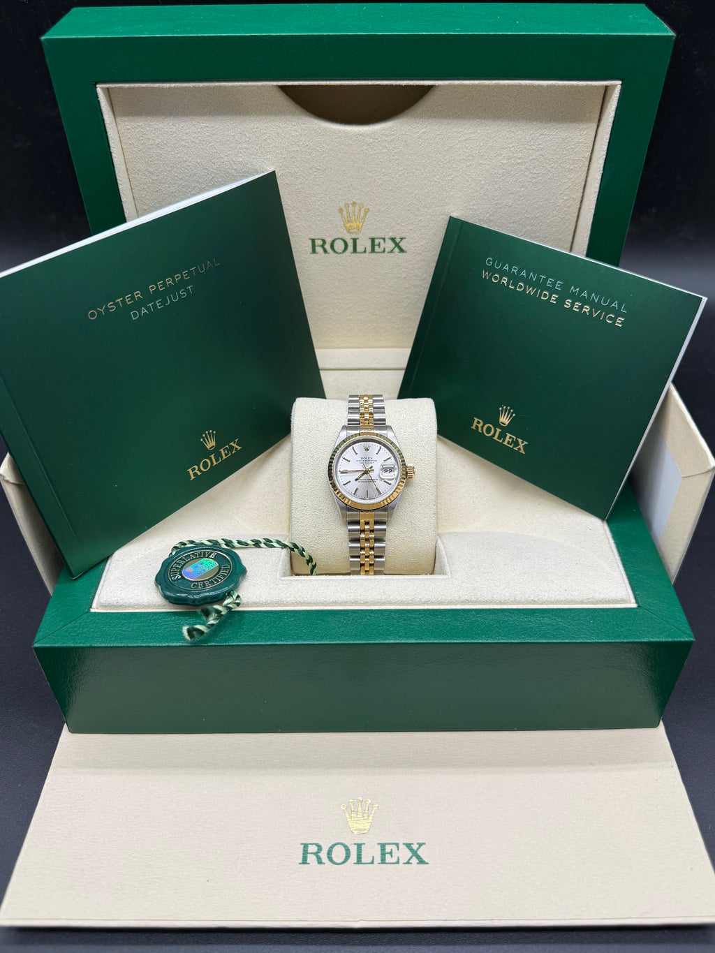 Rolex Datejust 26mm Two-Tone Steel & 18K Gold Silver Dial Jubilee Bracelet