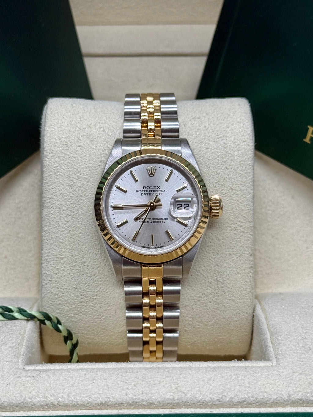 Rolex Datejust 26mm Two-Tone Steel & 18K Gold Silver Dial Jubilee Bracelet