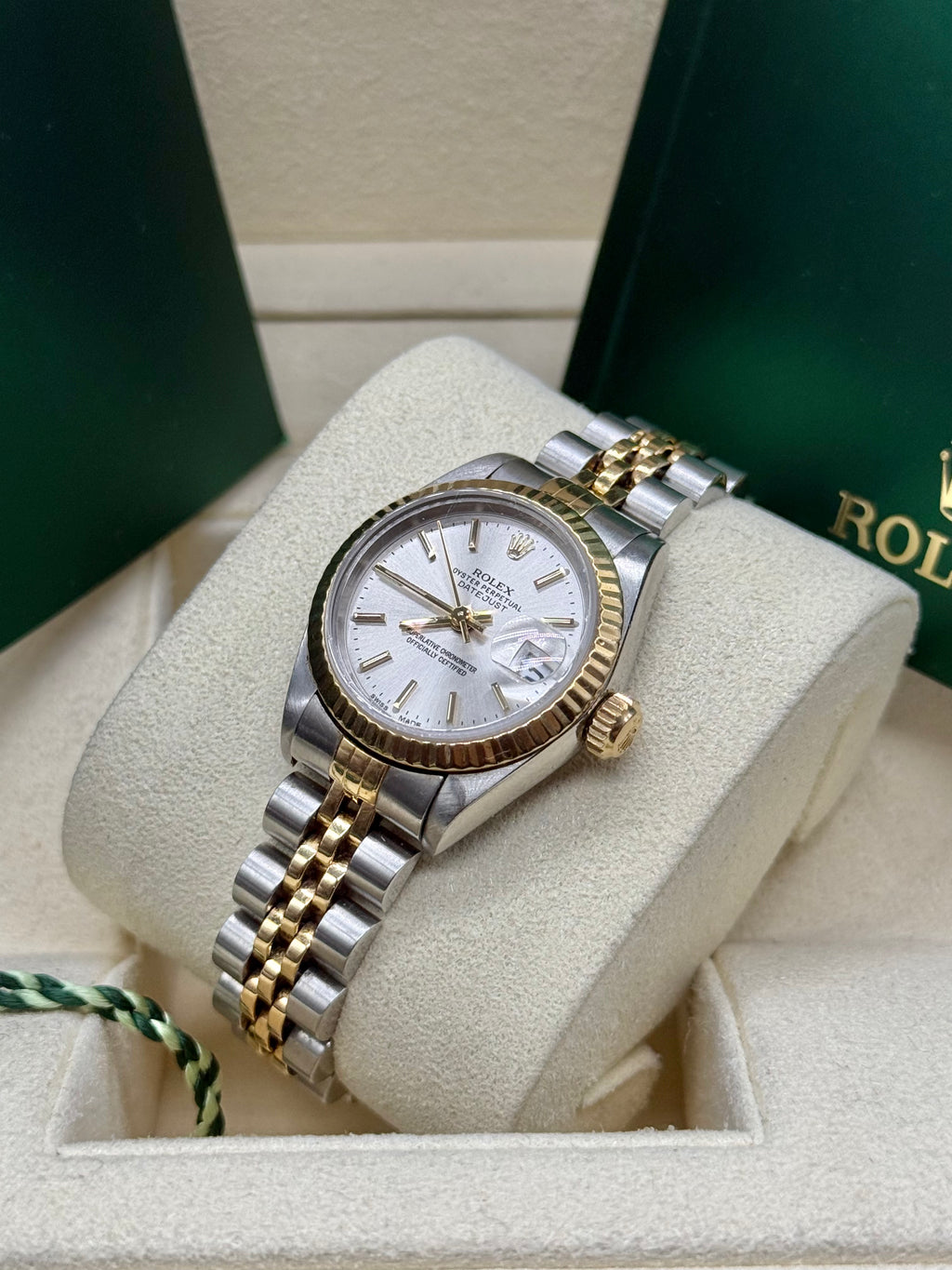 Rolex Datejust 26mm Two-Tone Steel & 18K Gold Silver Dial Jubilee Bracelet