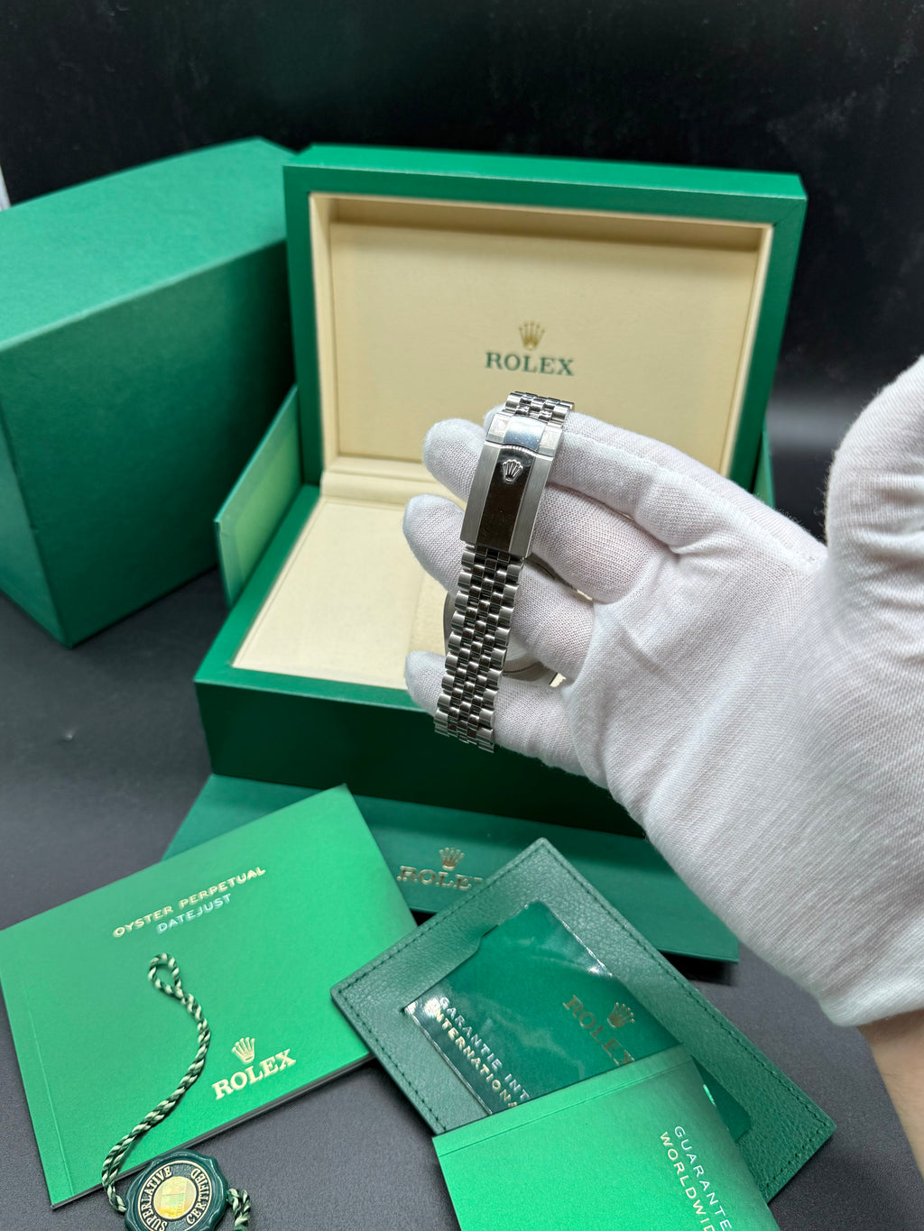 Rolex Datejust 41mm Stainless Steel Blue Dial Smooth Bezel Jubilee Bracelet