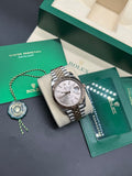 Rolex Datejust 41mm Two-Tone Stainless Steel & 18K Everose Gold Sundust Dial Fluted Bezel Jubilee Bracelet