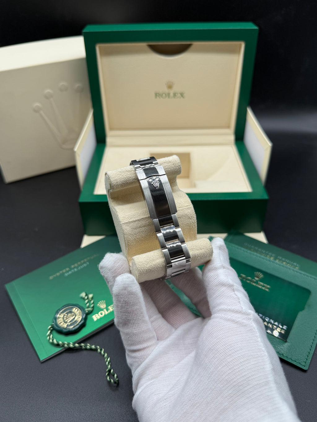 Rolex Datejust 41mm Stainless Steel Silver Dial Smooth Bezel Oyster Bracelet