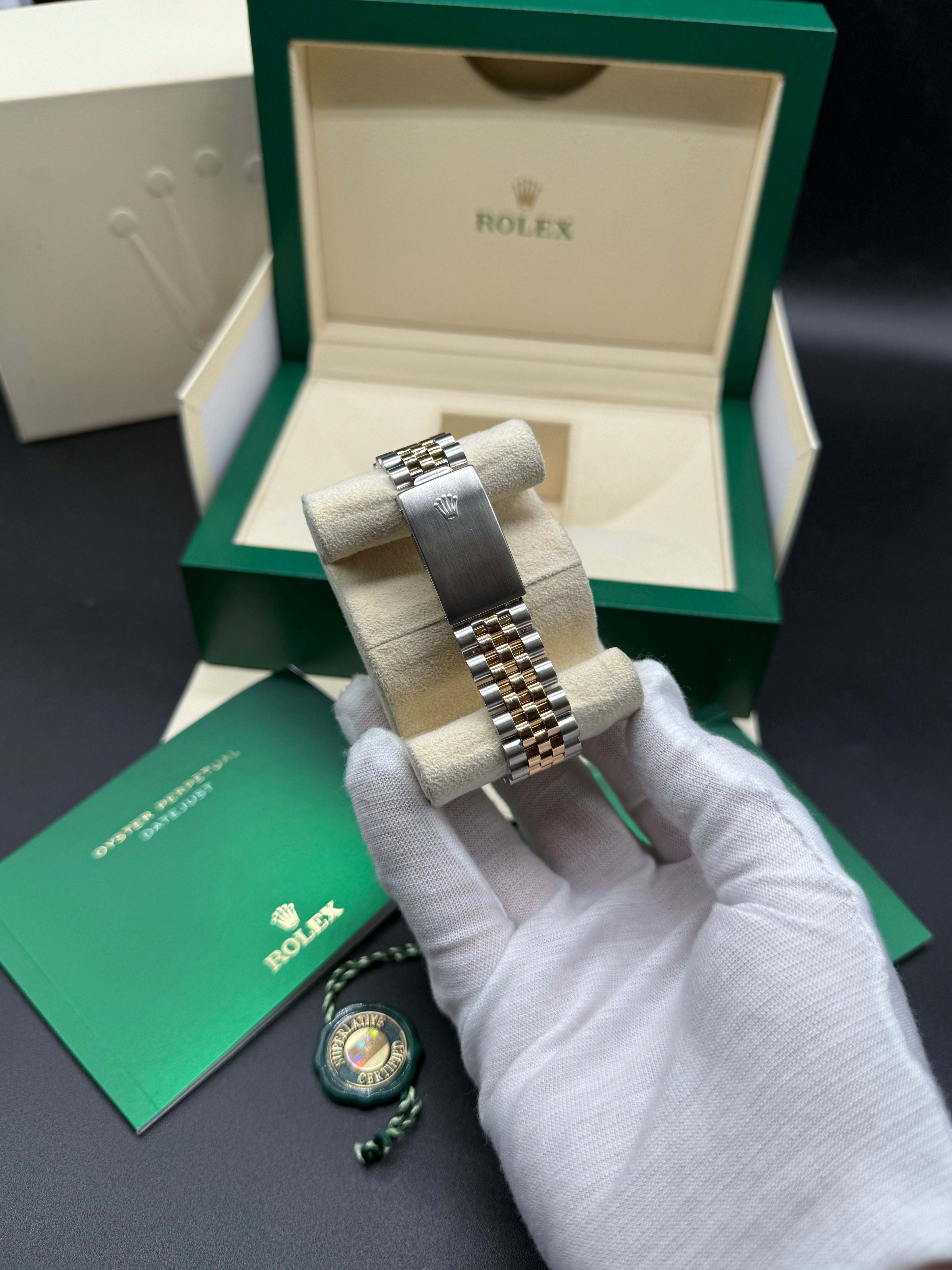 Rolex Datejust 36mm Two-Tone Stainless Steel & 18K Yellow Gold Silver Dial