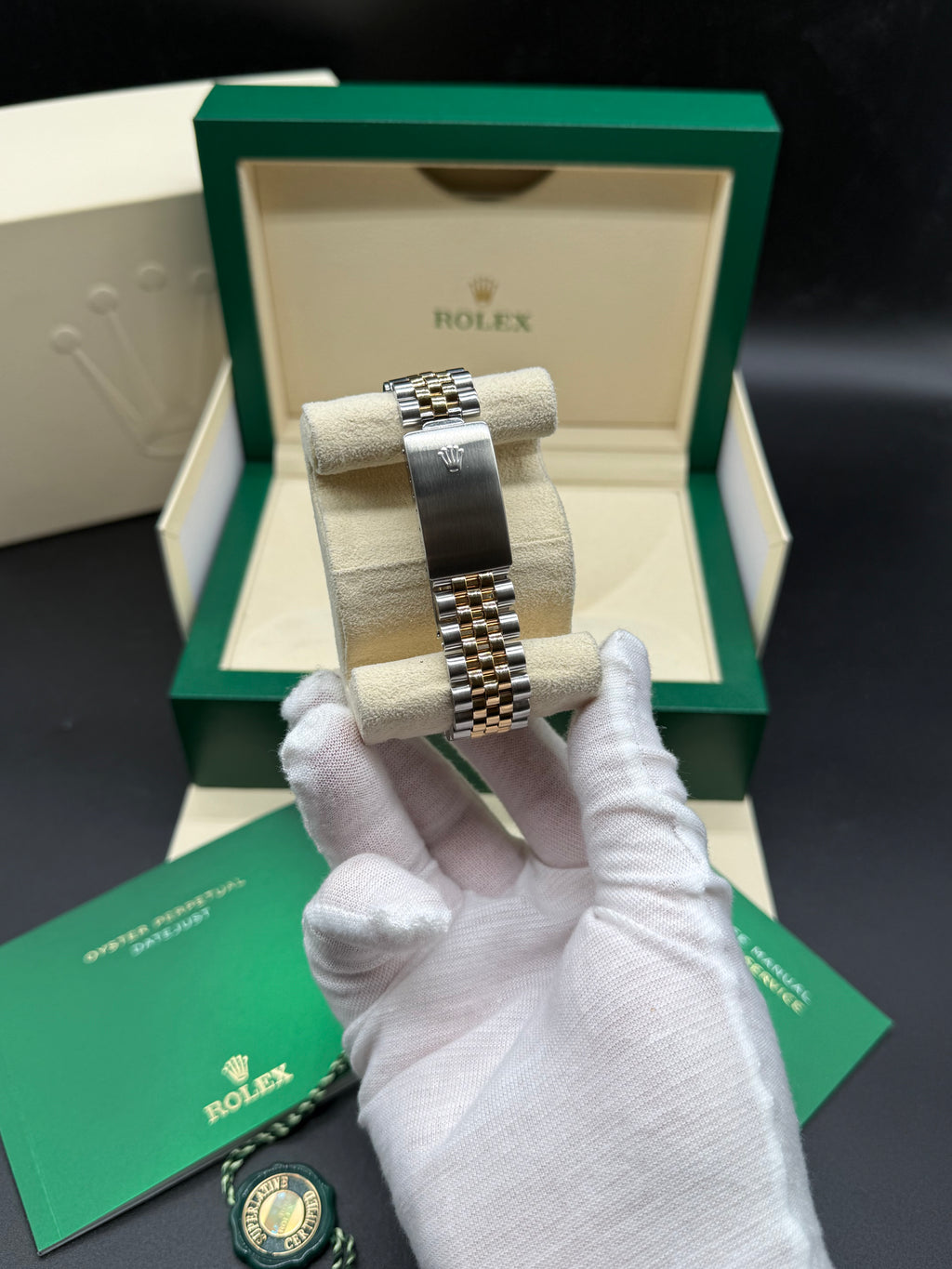 Rolex Datejust 36mm Two-Tone Stainless Steel & 18K Yellow Gold Blue Dial Stick Hour Markers Fluted Bezel Jubilee Bracelet