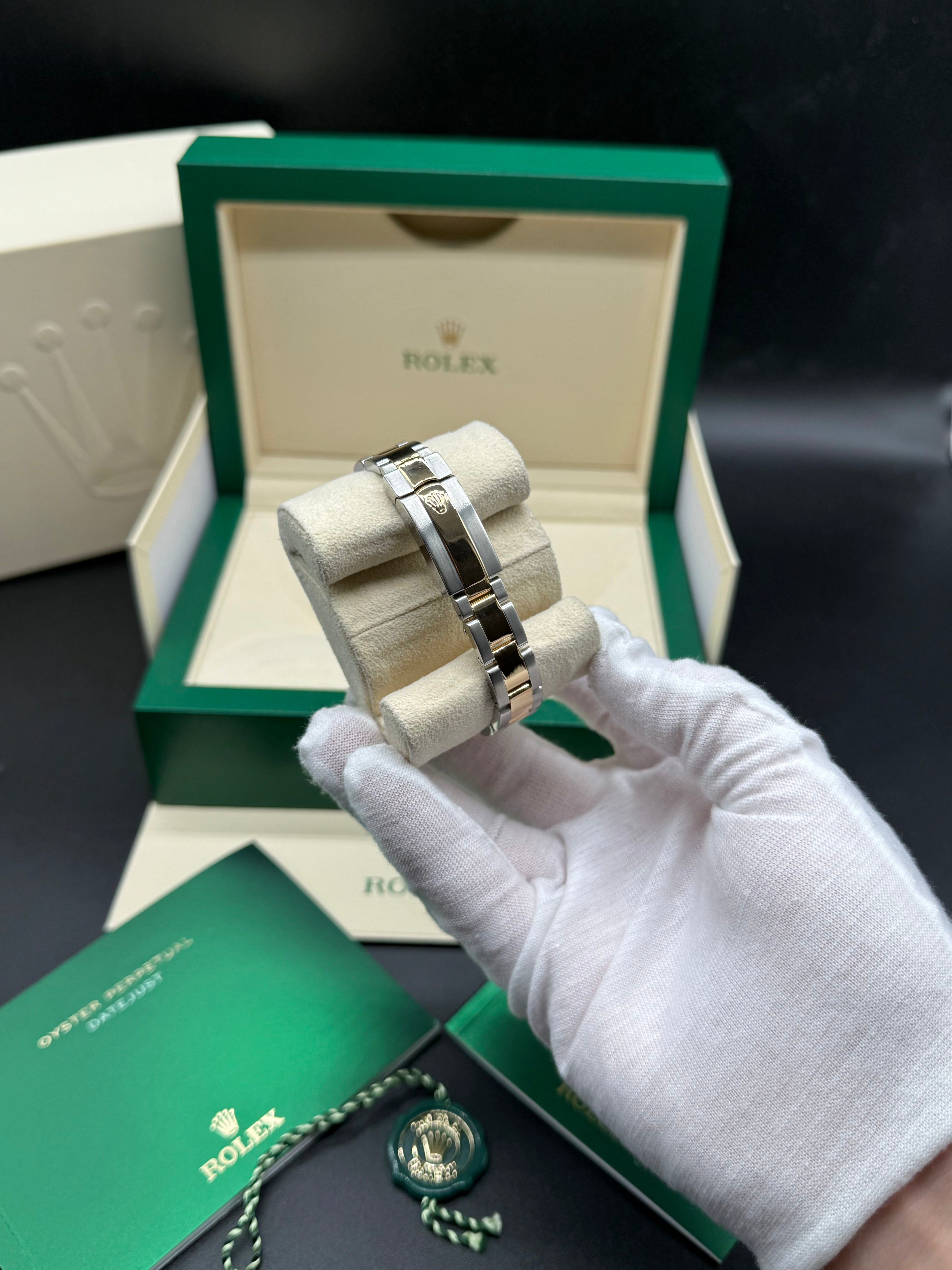 Rolex Datejust 26mm Two-Tone Steel & 18K Gold White Roman Numeral Dial Oyster Bracelet