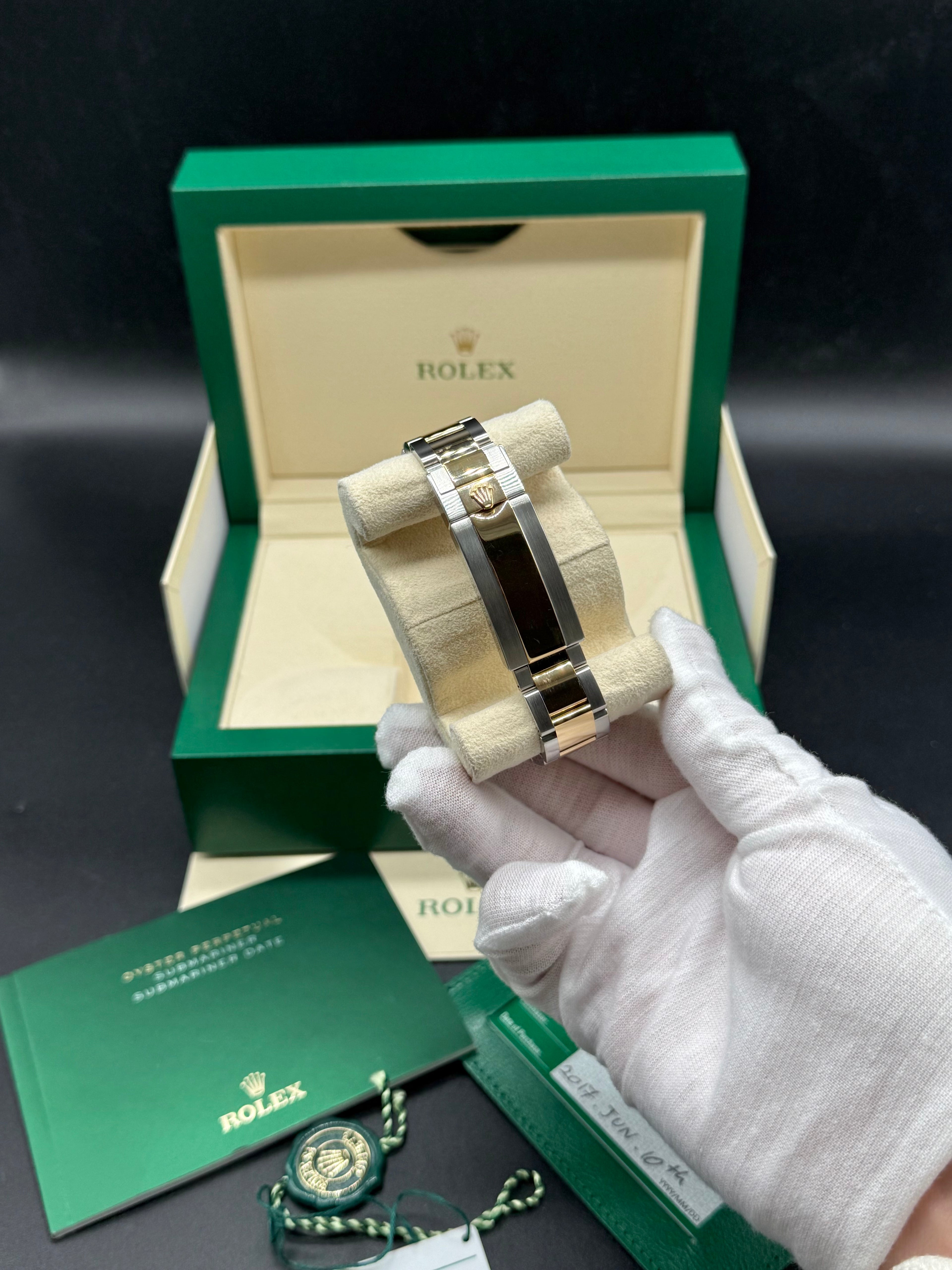 Rolex Submariner Date 40mm Two-Tone Stainless Steel & 18K Yellow Gold Blue Dial Blue Ceramic Bezel Oyster Bracelet