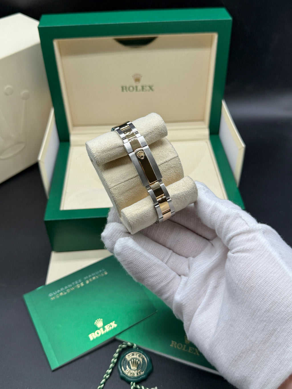 Rolex Lady-Datejust 26mm Two-Tone Stainless Steel & 18K Yellow Gold Silver Roman Numeral Dial