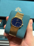 Patek Philippe Golden Ellipse 18k Yellow Gold Blue Dial Gold Bracelet