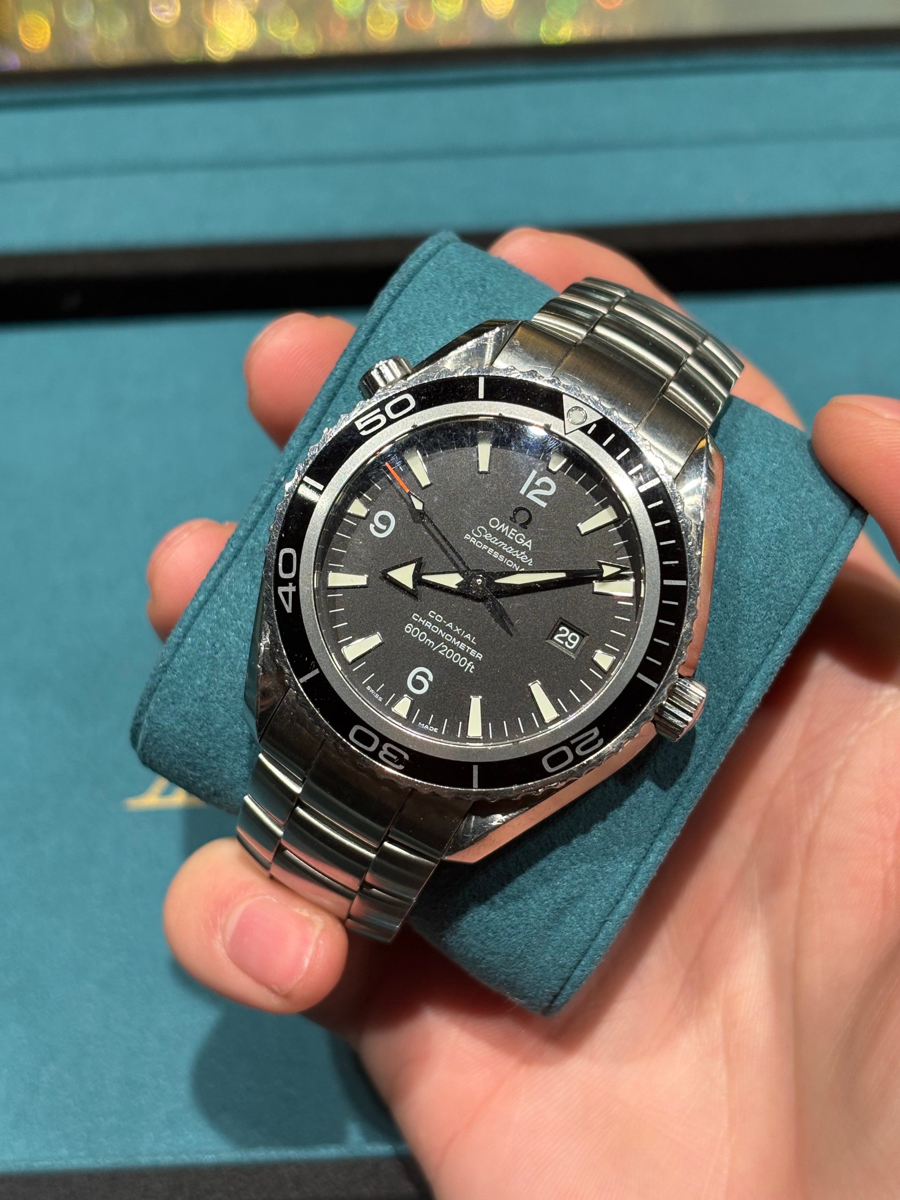 Omega Seamaster Planet Ocean Co-Axial Steel Grey Dial Steel Bracelet