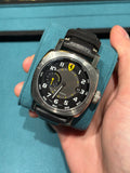 Panerai for Ferrari Scuderia Automatic Steel Black Dial Black Leather Strap