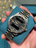 Breitling Aerospace Two-Tone Titanium & Gold Black Dial Ana-Digi Two-Tone Bracelet