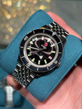 Rado Captain Cook Automatic Steel Black Dial Steel Bracelet