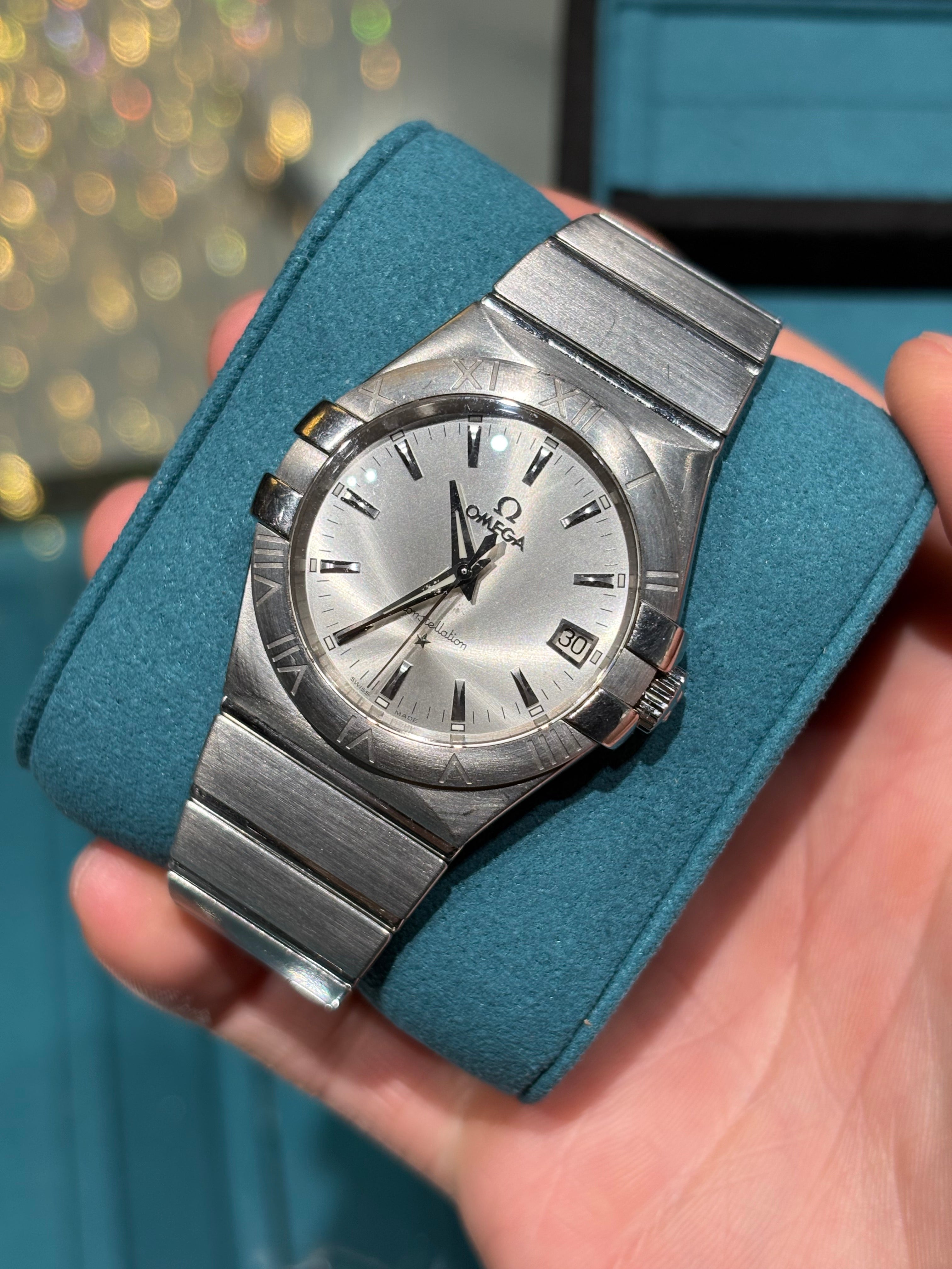 Omega Constellation Steel Silver Dial Steel Bracelet