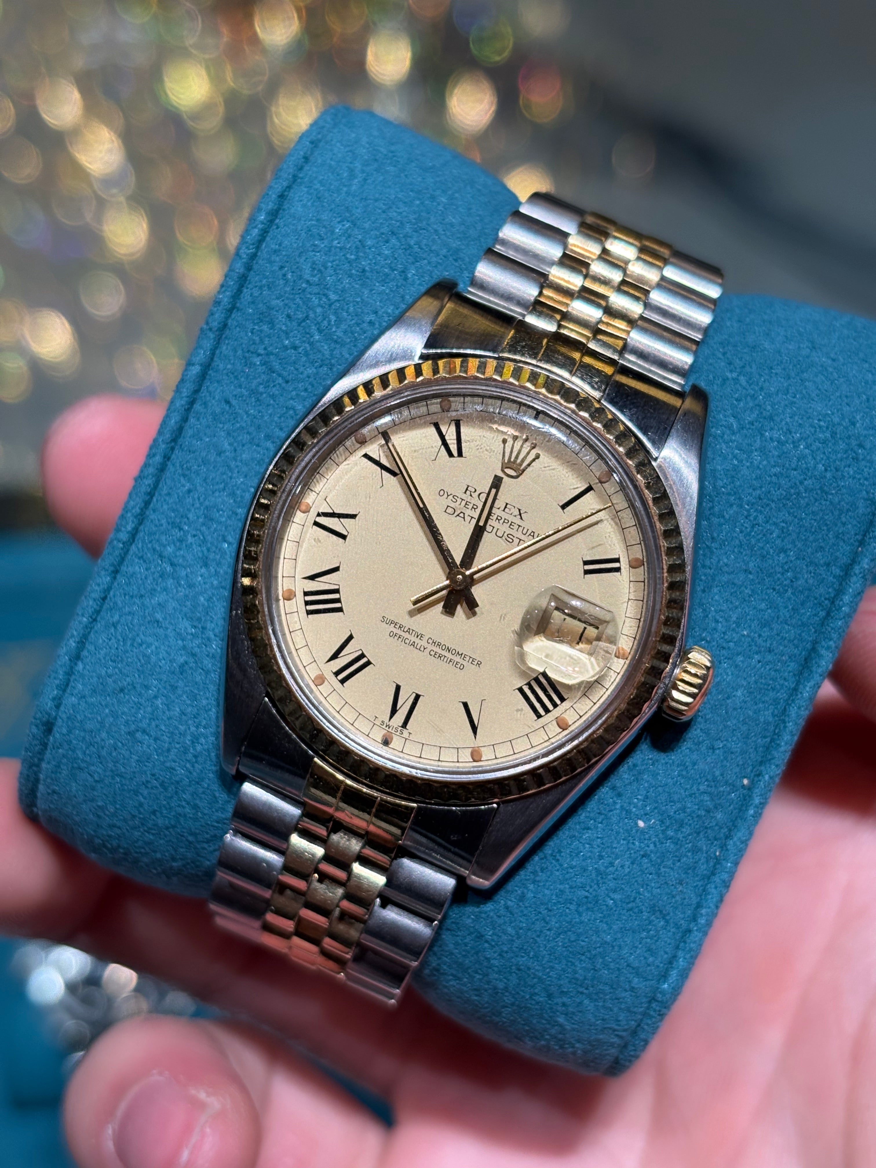 Rolex Datejust 36mm Two-Tone Steel & 18K Gold Ivory Roman Numeral Dial Jubilee Bracelet