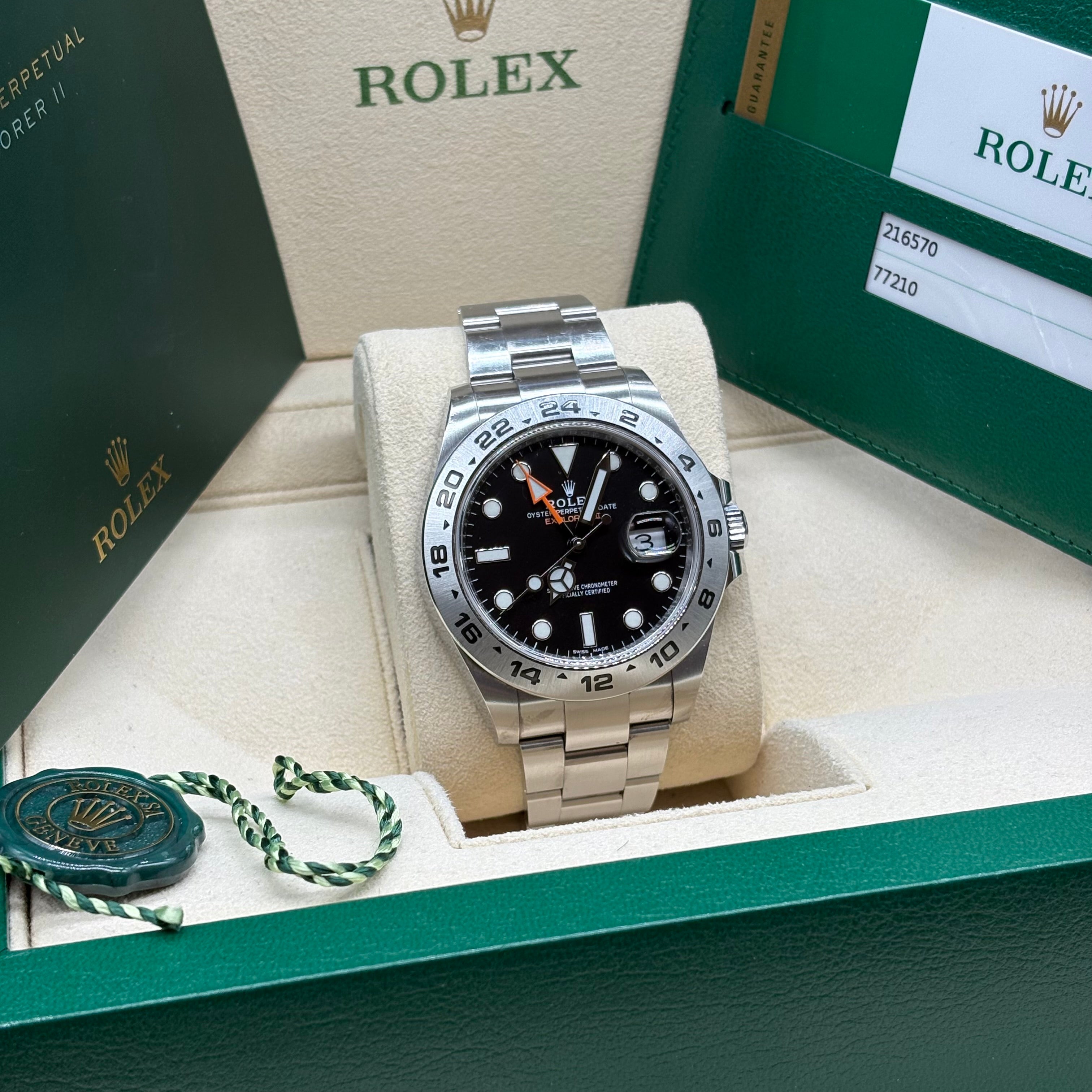 Rolex Explorer II 42mm Stainless Steel Black Dial