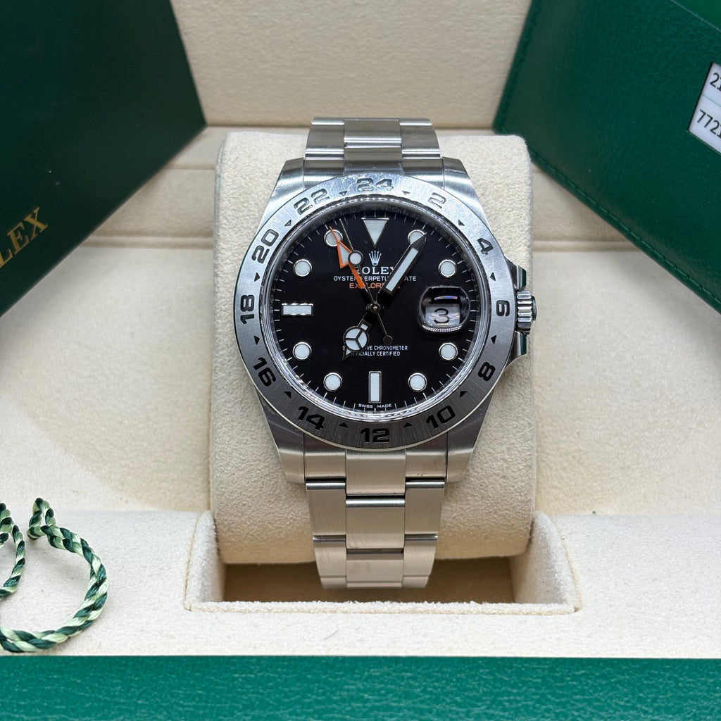 Rolex Explorer II 42mm Stainless Steel Black Dial