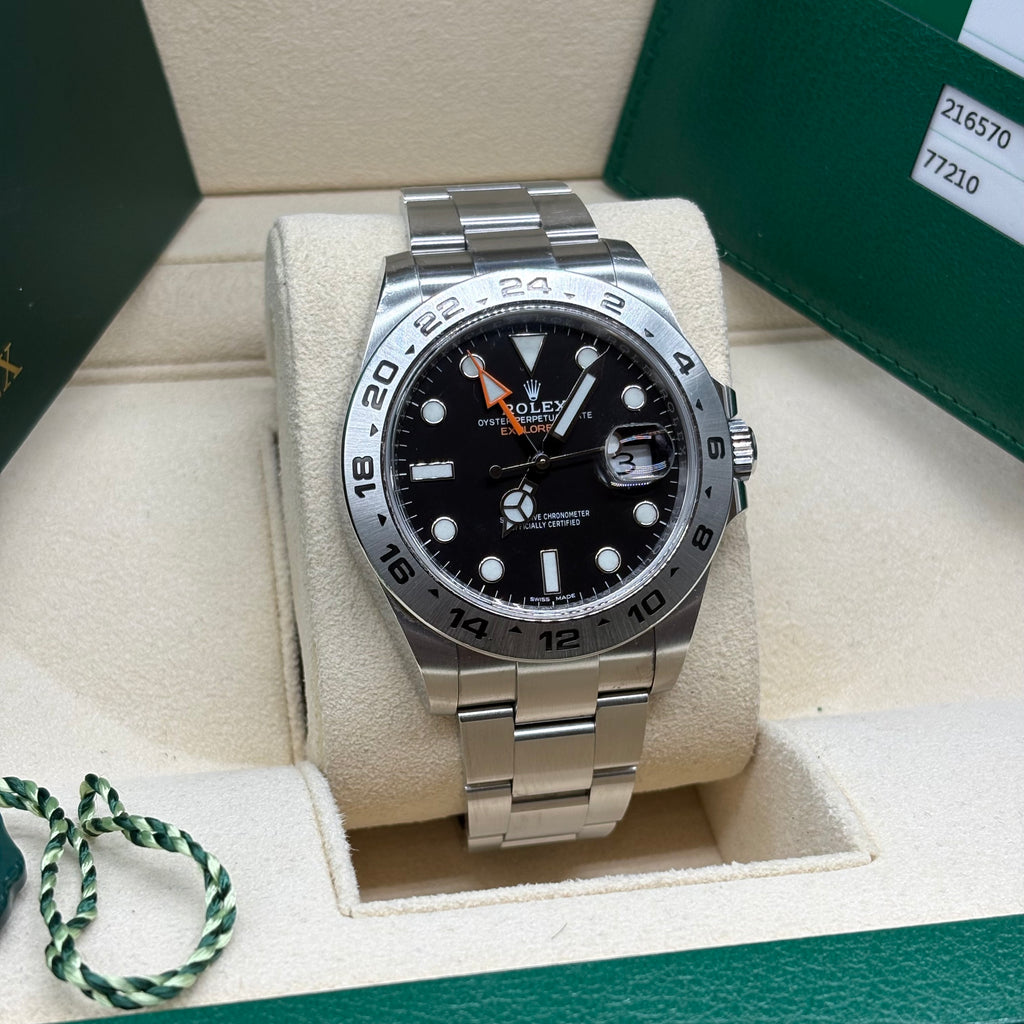 Rolex Explorer II 42mm Stainless Steel Black Dial