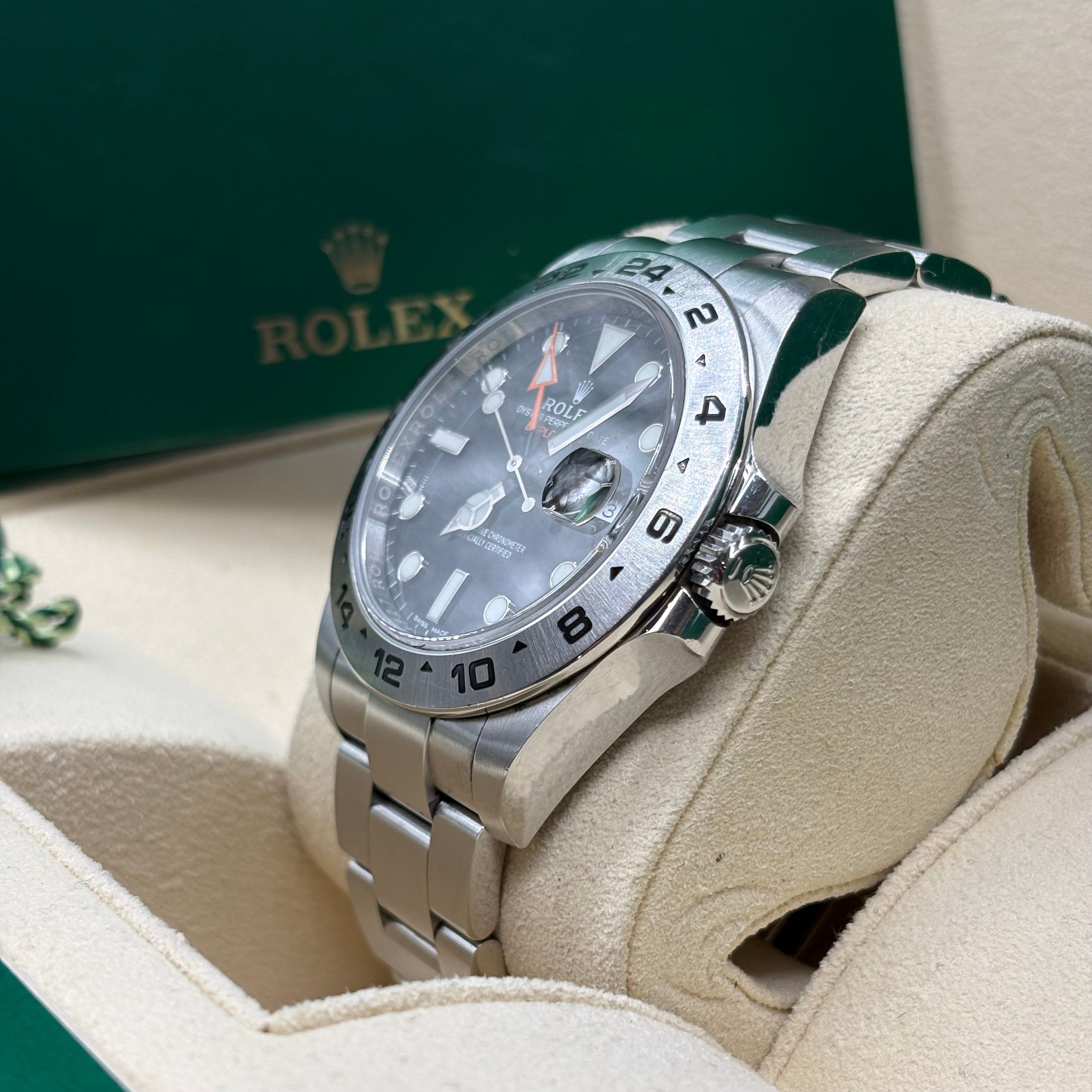 Rolex Explorer II 42mm Stainless Steel Black Dial