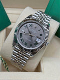 Rolex Datejust 41mm Stainless Steel Wimbledon Dial Full Set