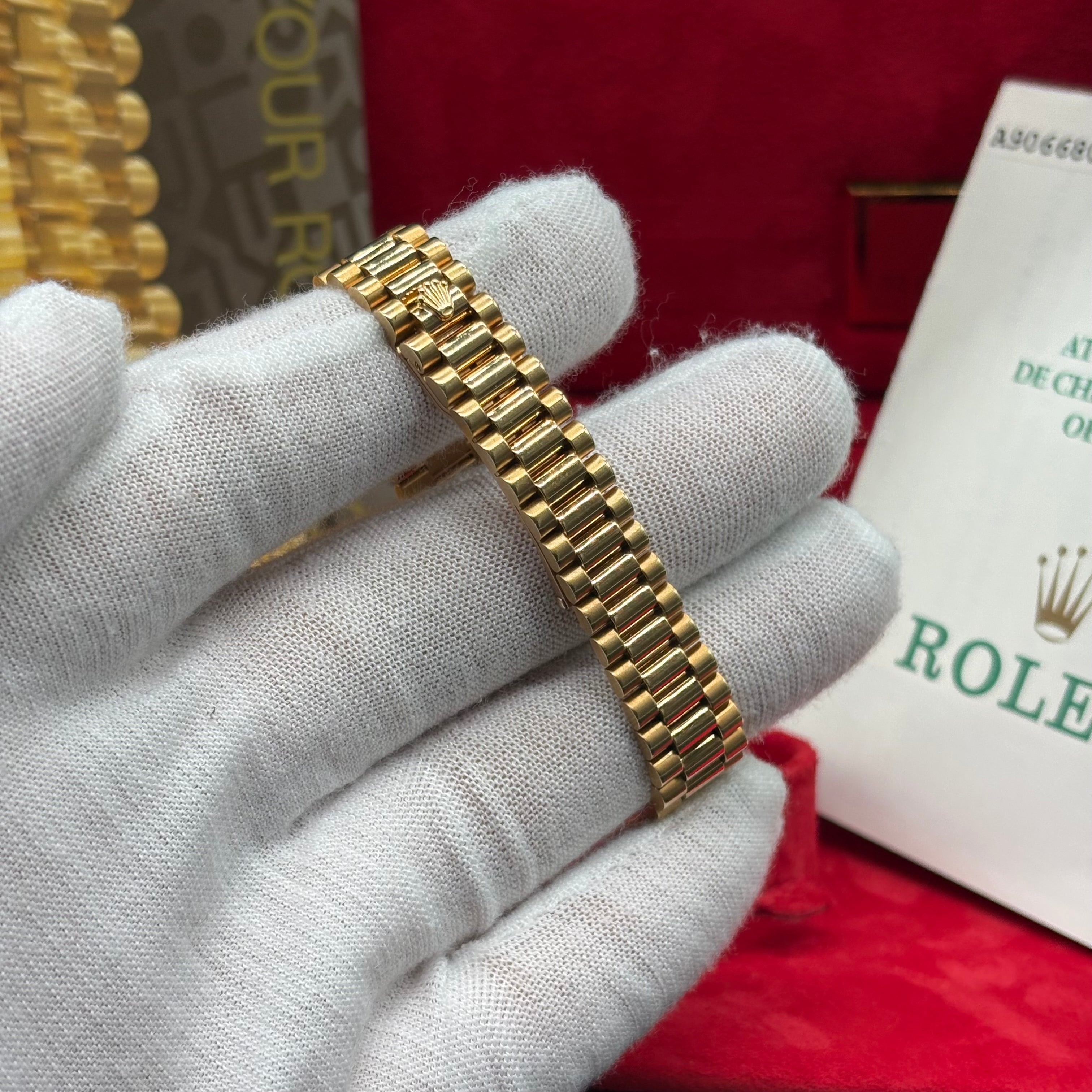 Rolex Lady-Datejust 26mm 18k Solid Gold Factory Diamond Anniversary Dial 79178 Full Se