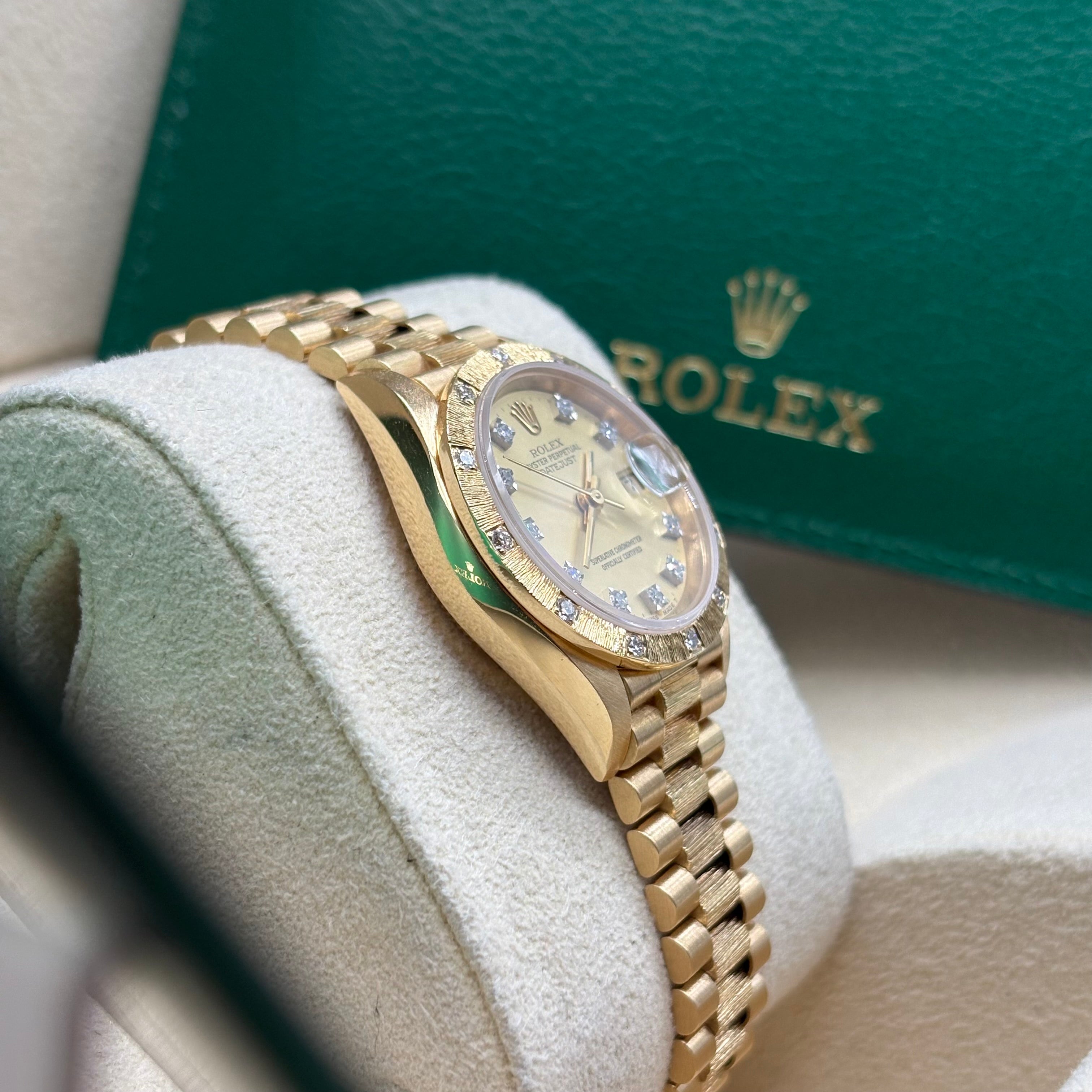 Rolex Lady-Datejust 26mm 18k Solid Gold "Bark" 69288