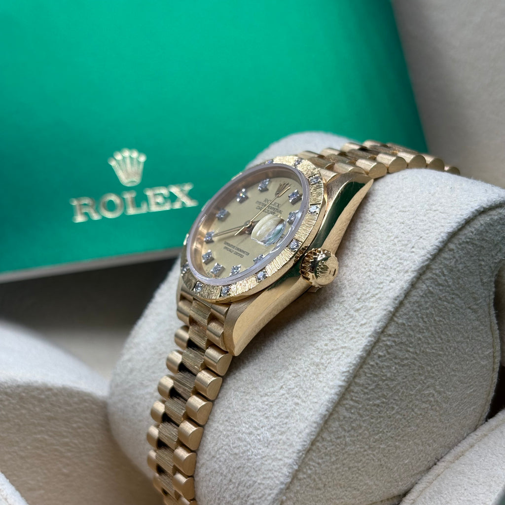 Rolex Lady-Datejust 26mm 18k Solid Gold "Bark" 69288