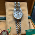 Rolex Datejust 36 Silver Diamond Dial