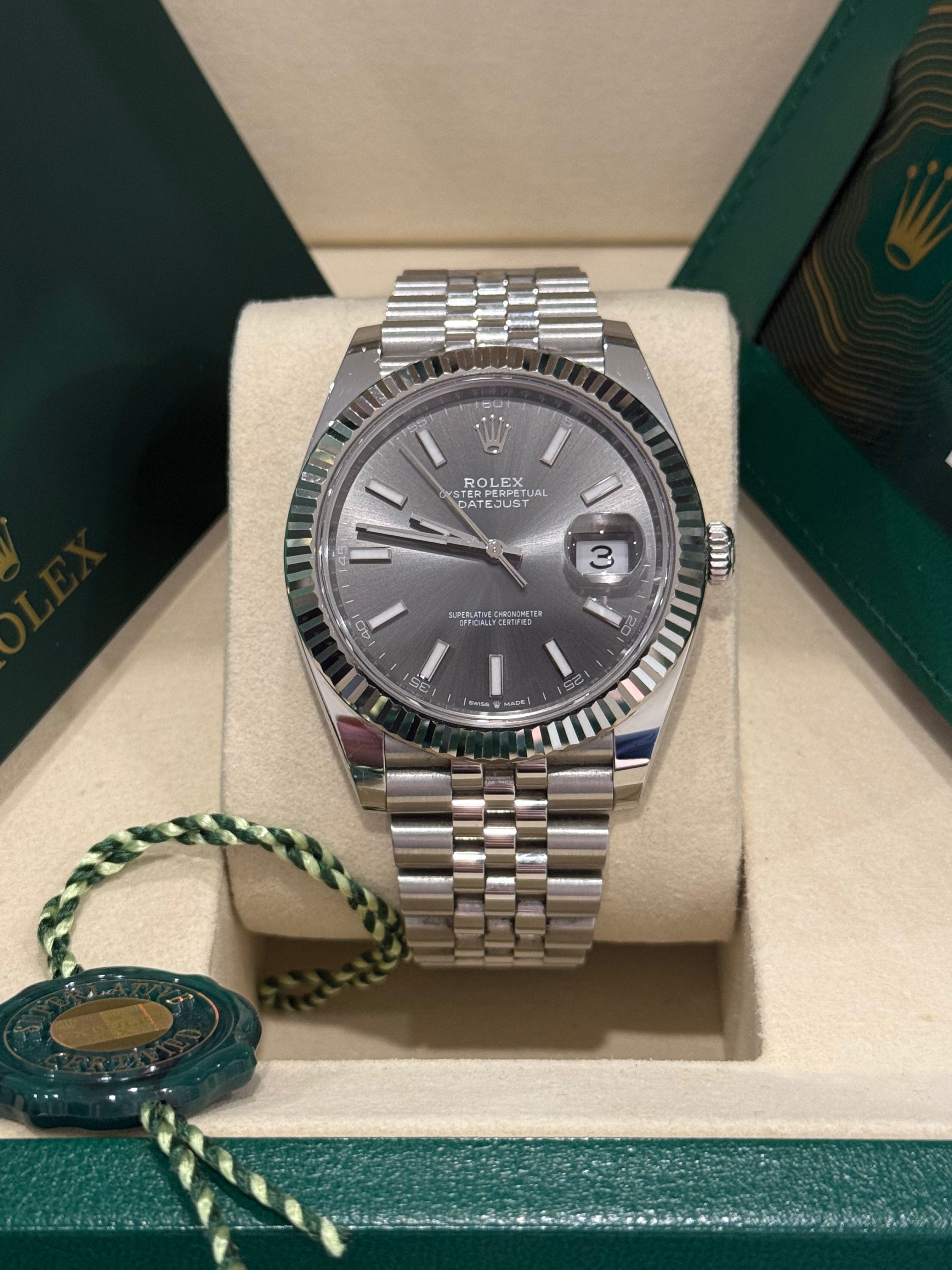 Rolex Datejust 41 Slate Dial - Ref. 126334